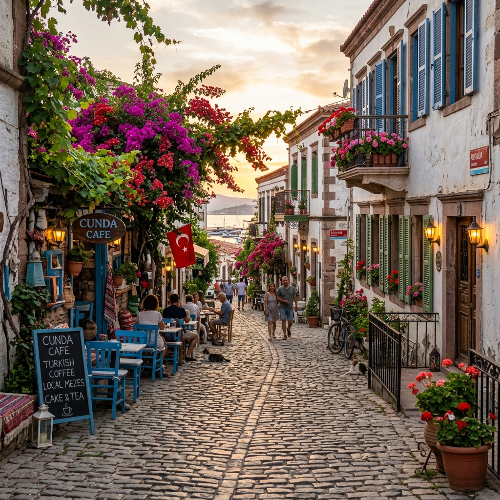 Cunda Adası Sokakları: Tarihe Dokunmak